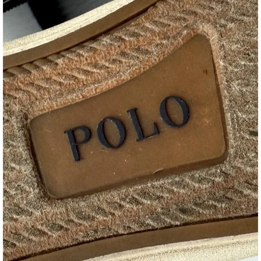 Polo Ralph Lauren Talin Navy Corduroy Chukka Boot Men's 10D Casual Lace Up Shoes